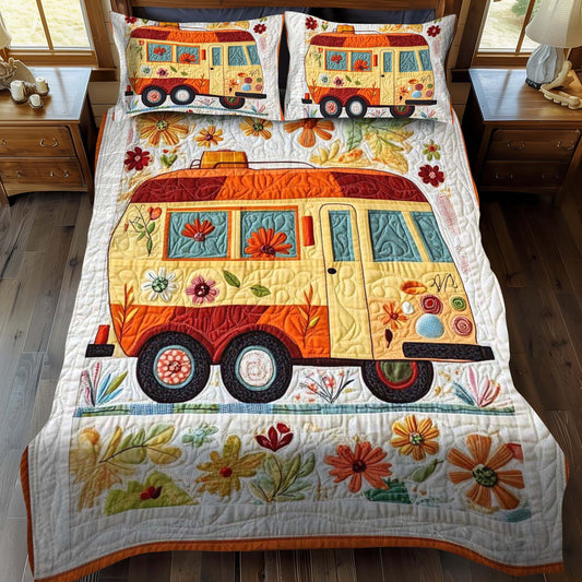 Pine Grove 3-Piece Quilted Bedding Set - Single (59" x 70")