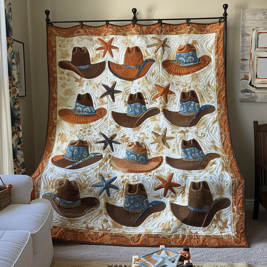 Prairie Patterns Quilted Blanket - Throw (55" x 60")