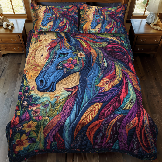 Prairie Dreamer 3-Piece Quilted Bedding Set - Single (59" x 70")