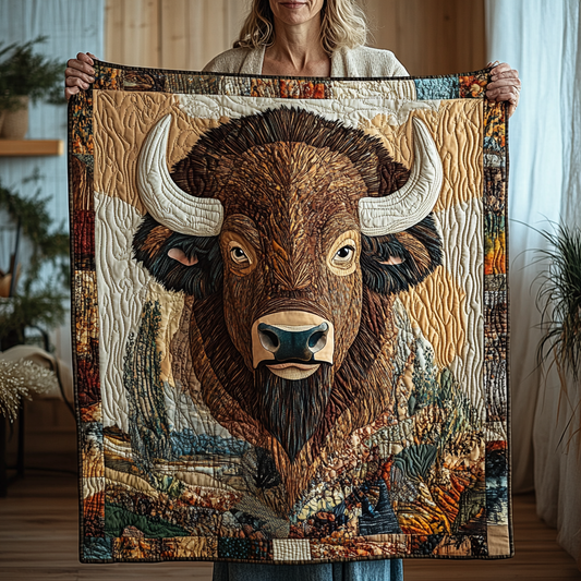 Prairie Majesty Quilted Blanket - Throw (55" x 60")