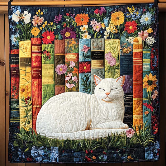 Purrfect Slumber Quilted Blanket - Throw (55" x 60")