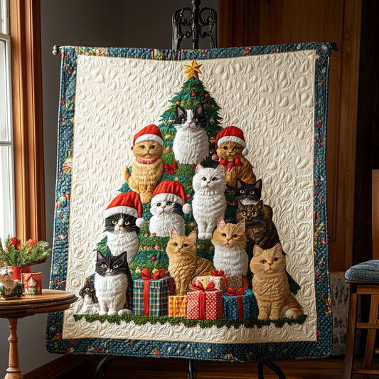 Purrfection Unfolds Quilted Blanket - Throw (55" x 60")