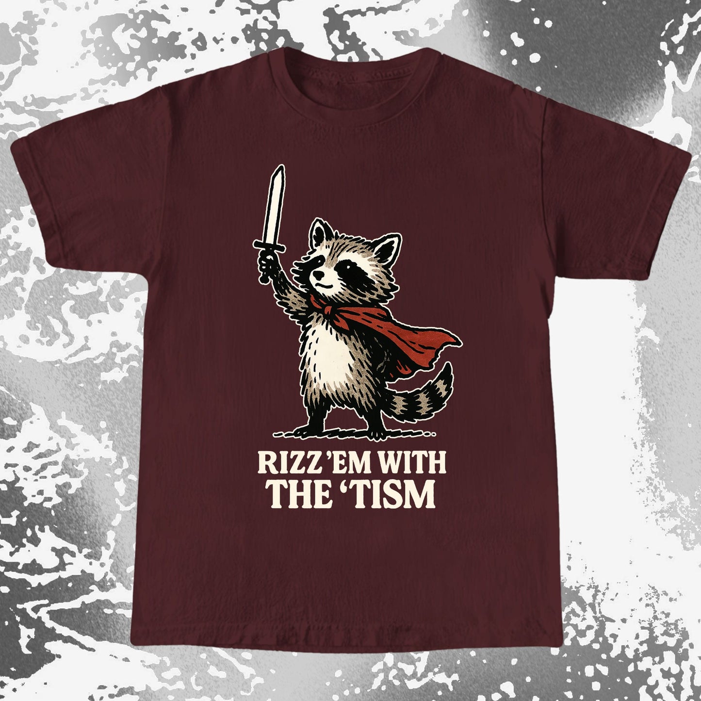Raccoon Rizz Em With The Tism, funny meme tee gift (view 9)