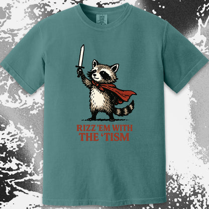 Raccoon Rizz Em With The Tism, funny meme tee gift (view 13)
