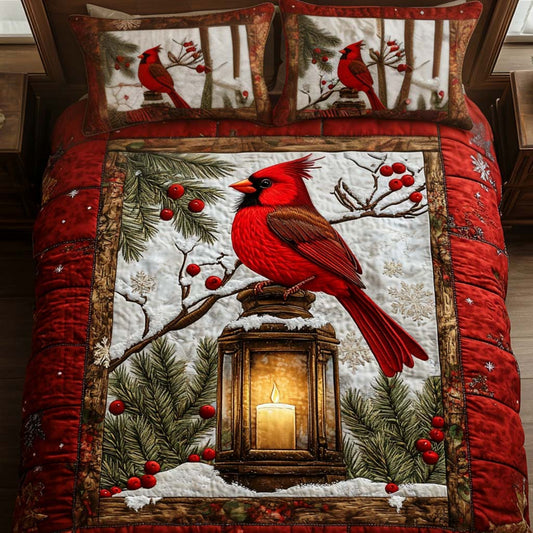 Radiant Perch 3-Piece Quilted Bedding Set - Single (59" x 70")