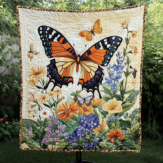 Radiant Wings Quilted Blanket - Throw (55" x 60")