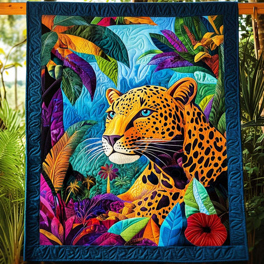 Rainforest Majesty Quilted Blanket - Throw (55" x 60")