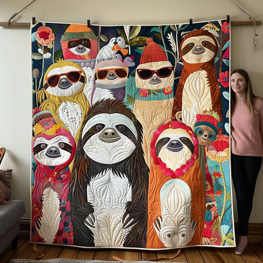 Relaxation Retreat Quilted Blanket - Throw (55" x 60")