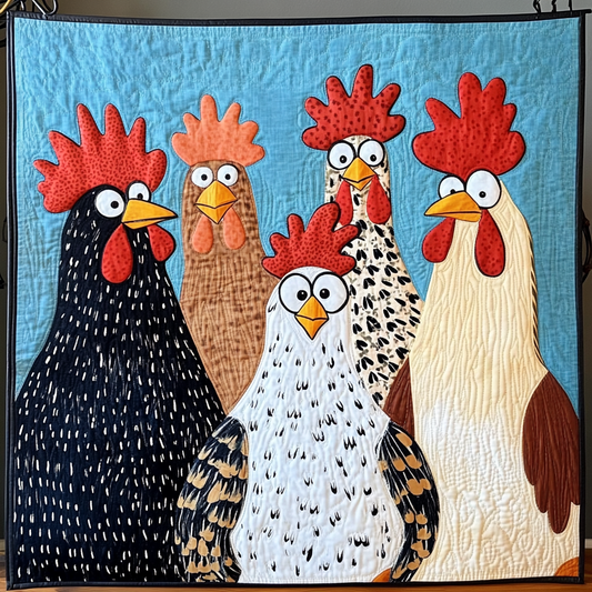 Roost & Relax Quilted Blanket - Throw (55" x 60")
