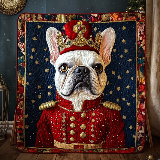 Royal Pup Quilt Quilted Blanket - Throw (55" x 60")
