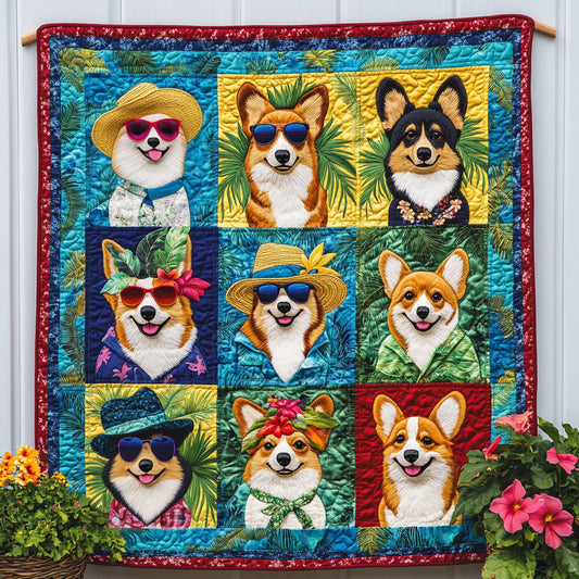 Royal Surfers Quilted Blanket - Baby (30" x 40")