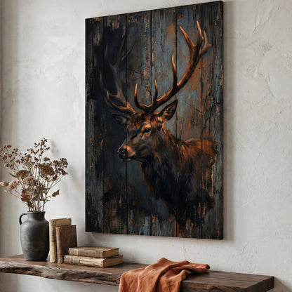 Rustic Stag Portrait