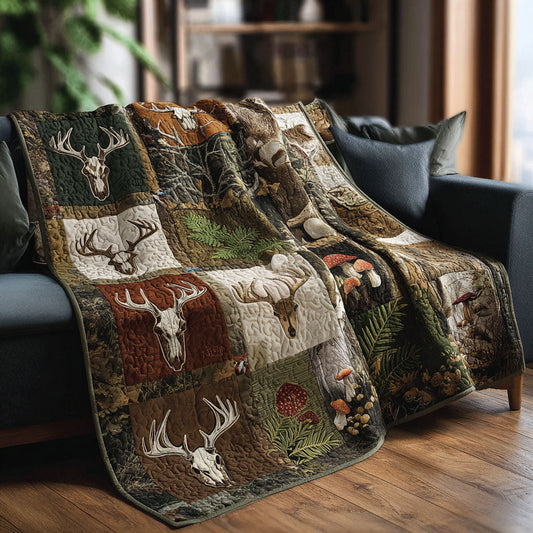 Rustic Woodland Totem Quilted Blanket - Baby (30" x 40") - Pack 1