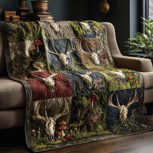 Sacred Antlers Quilted Blanket - Baby (30" x 40") - Pack 1
