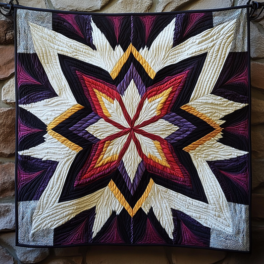 Sacred Horizon Quilted Blanket - Throw (55" x 60")