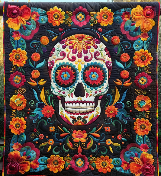 Sacred Spirits Quilted Blanket - Throw (55" x 60")