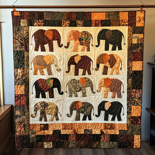Savanna Kings Quilted Blanket - Throw (55" x 60")