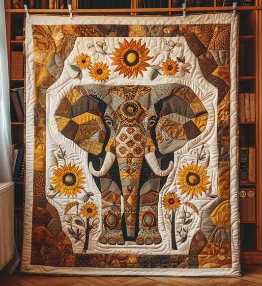 Savanna Symphony Quilted Blanket - Throw (55" x 60")