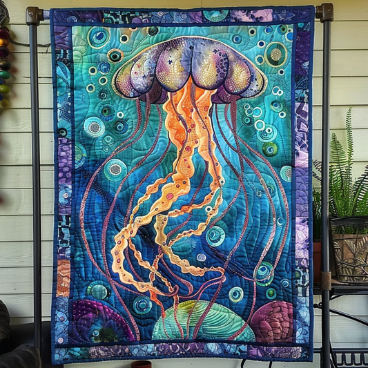 Sea Serenade Quilted Blanket - Throw (55" x 60")