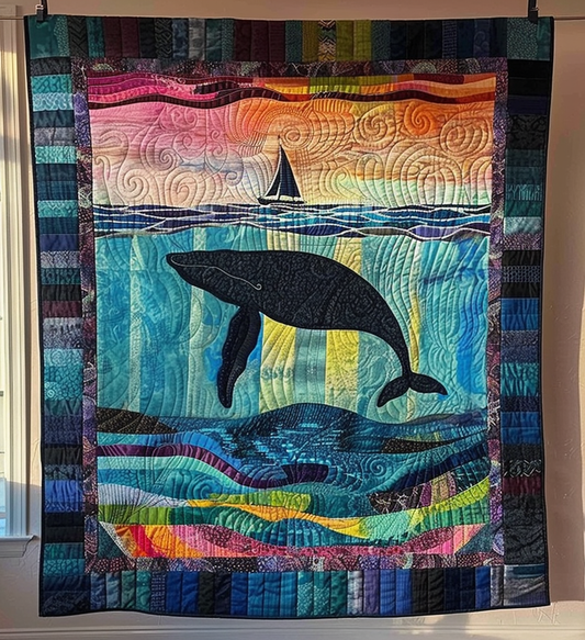 Serenade of the Seas Quilted Blanket - Throw (55" x 60")