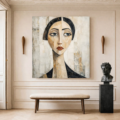 Serene Gaze - canvas