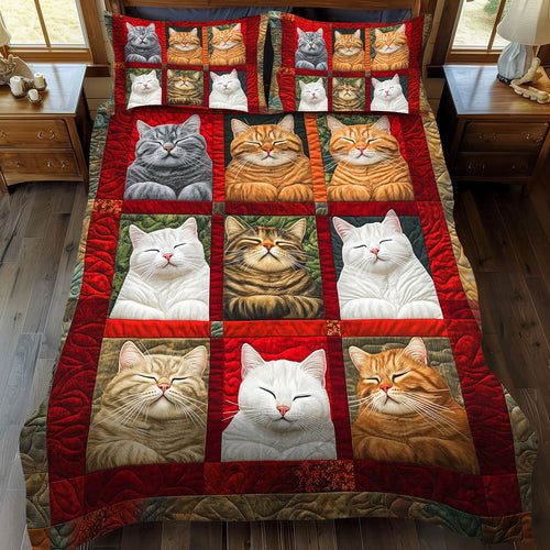 Serene Slumber 3-Piece Quilted Bedding Set - Single (59" x 70")