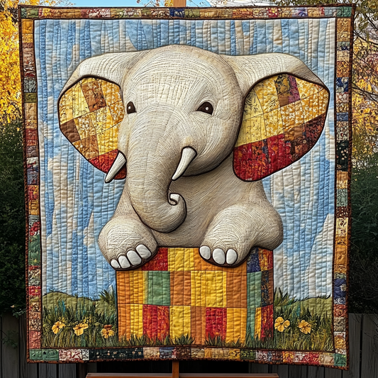 Serenity in the Wild Quilted Blanket - Throw (55" x 60")