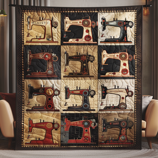 Sewing Heritage Quilted Blanket - Throw (55" x 60")