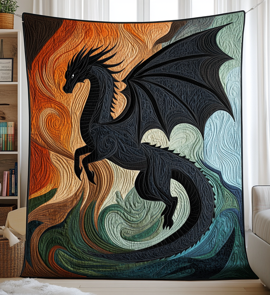 Shadow Wing Quilted Blanket - Throw (55" x 60")