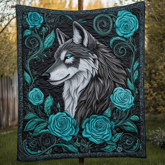 Shadow Prowler Quilted Blanket - Throw (55" x 60")