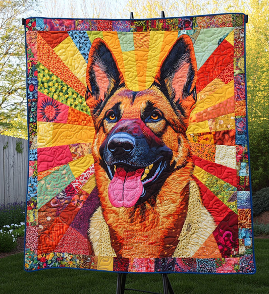 Shepherd Rays Quilted Blanket - Throw (55" x 60")