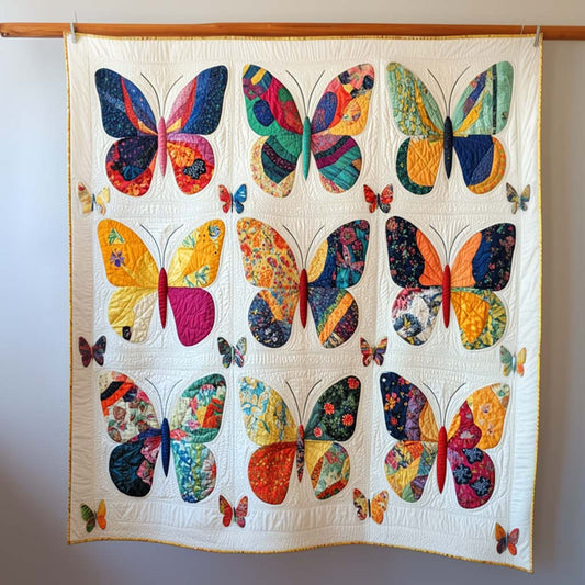 Shimmering Flier Quilted Blanket - Throw (55" x 60")