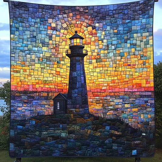 Shoreline Beacon Quilted Blanket - Throw (55" x 60")