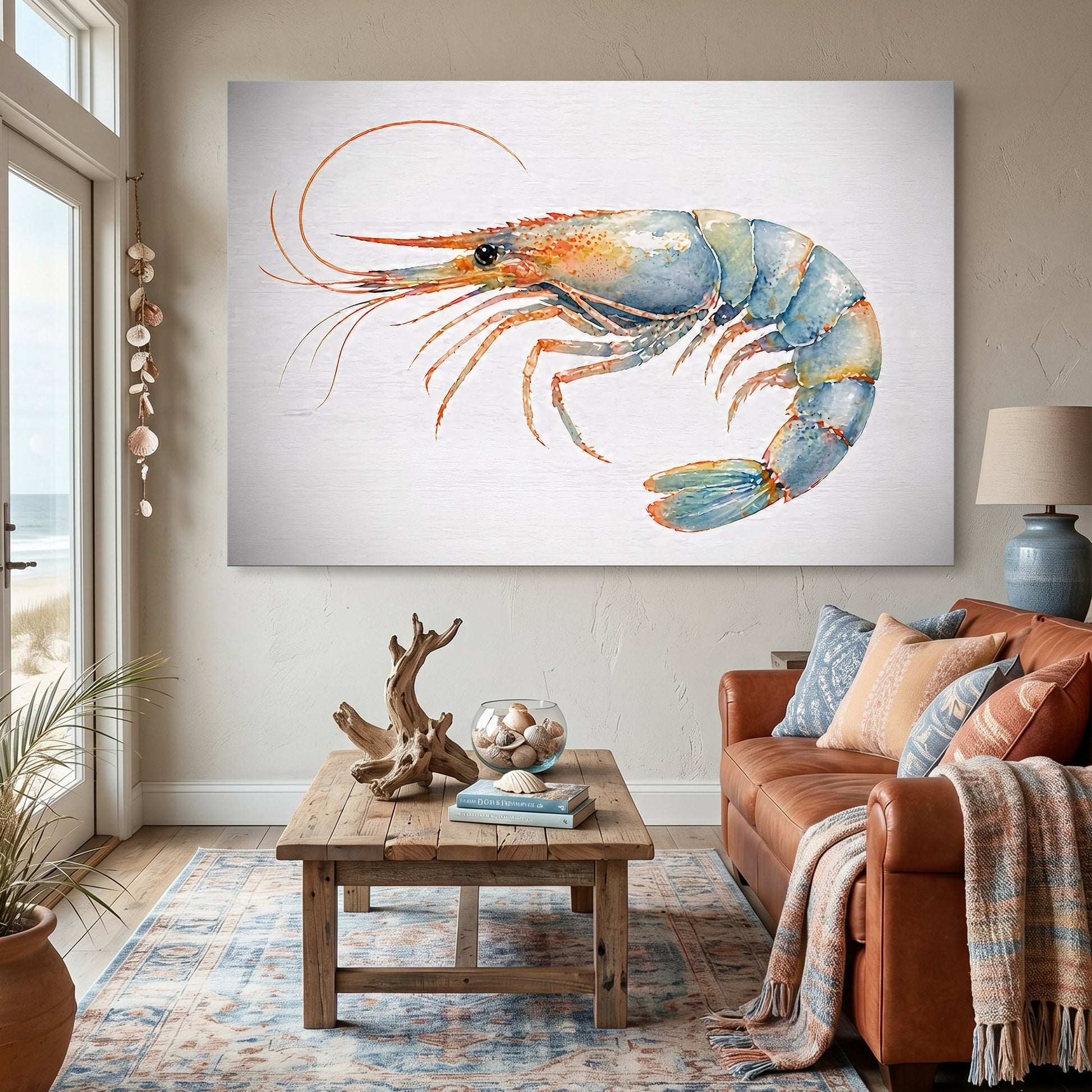 Shrimp Watercolor