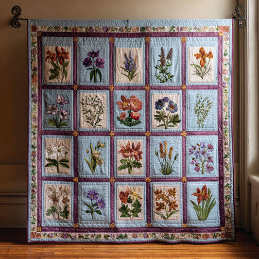 Silent Petal Quilted Blanket - Baby (30" x 40") - Pack 1