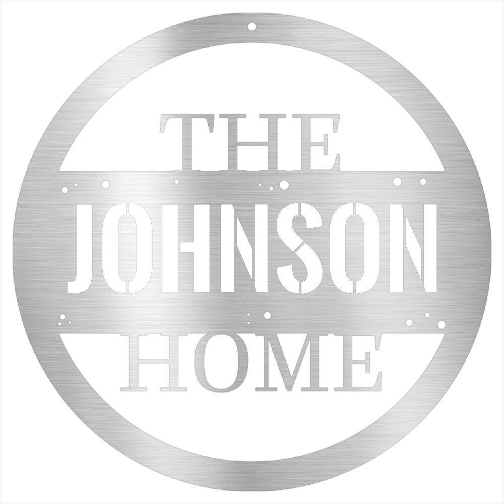 Personalized Home Steel Wall Decor