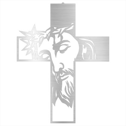Jesus Black Metal Cross Sign