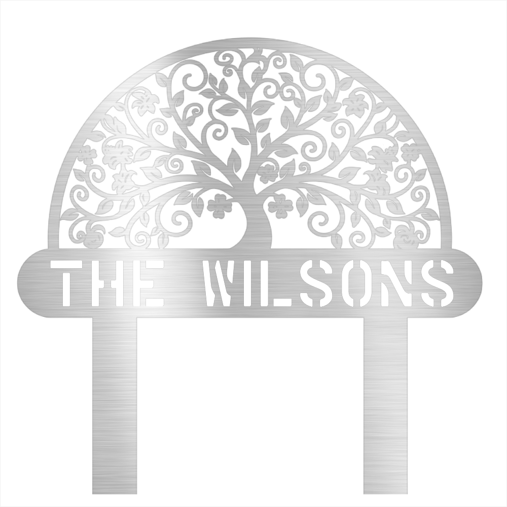Custom Garden Name Steel Wall Decor 5