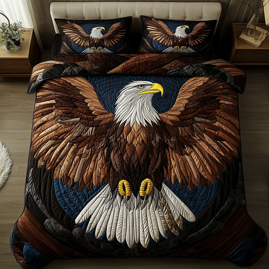 Sky Guardian 3-Piece Quilted Bedding Set - Single (59" x 70")