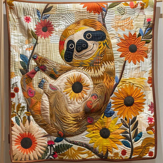 Slothful Comfort Quilted Blanket - Throw (55" x 60")