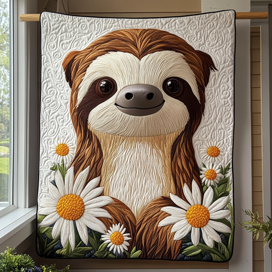 Slow and Steady Charm Quilted Blanket - Throw (55" x 60")