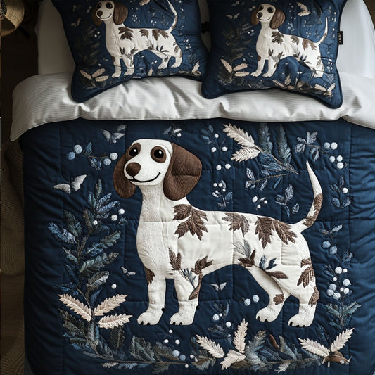 Snowbound Buddy 3-Piece Quilted Bedding Set - Single (59" x 70")