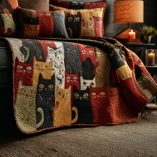 Snuggle Cats Collection Quilted Blanket - Baby (30" x 40") - Pack 1