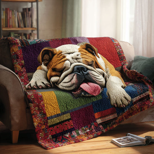 Snuggle Guard Bulldog Quilted Blanket - Baby (30" x 40") - Pack 1