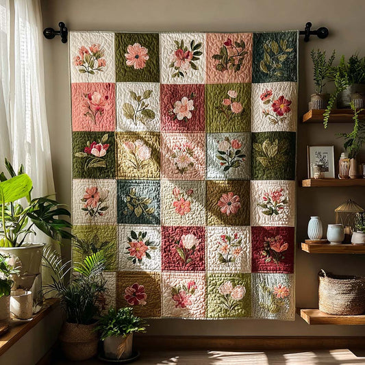 Soft Petal Haven Quilted Blanket - Baby (30" x 40") - Pack 1