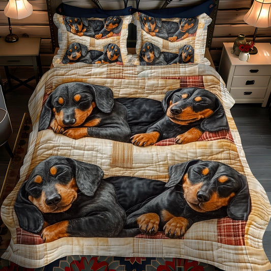 Soft Slumbers 3-Piece Quilted Bedding Set - Single (59" x 70")
