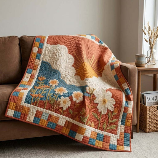 Soft Solstice Flora Quilted Blanket - Baby (30" x 40") - Pack 1