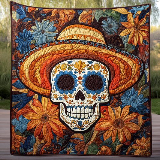 Sombrero Soul Quilted Blanket - Throw (55" x 60")