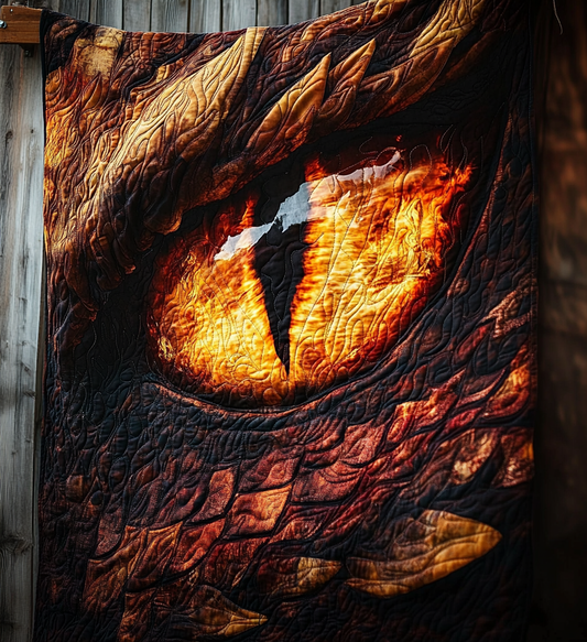 Song Of Fire Quilted Blanket - Throw (55" x 60")