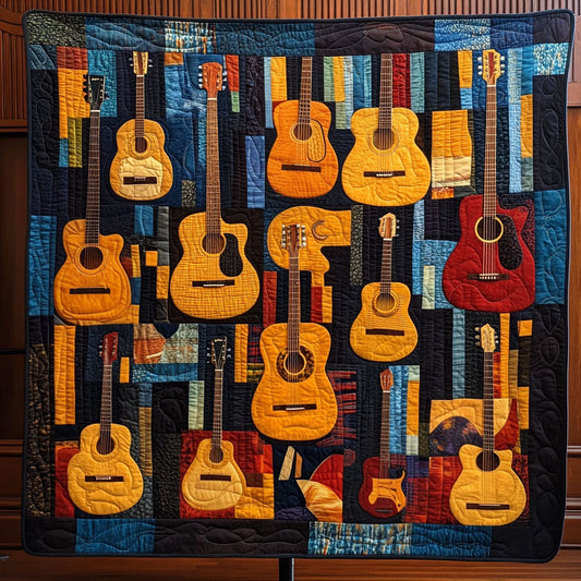 Sonic Beat Quilted Blanket - Throw (55" x 60")